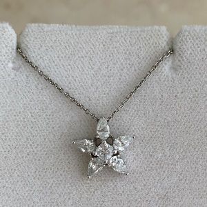 Diamond star necklace